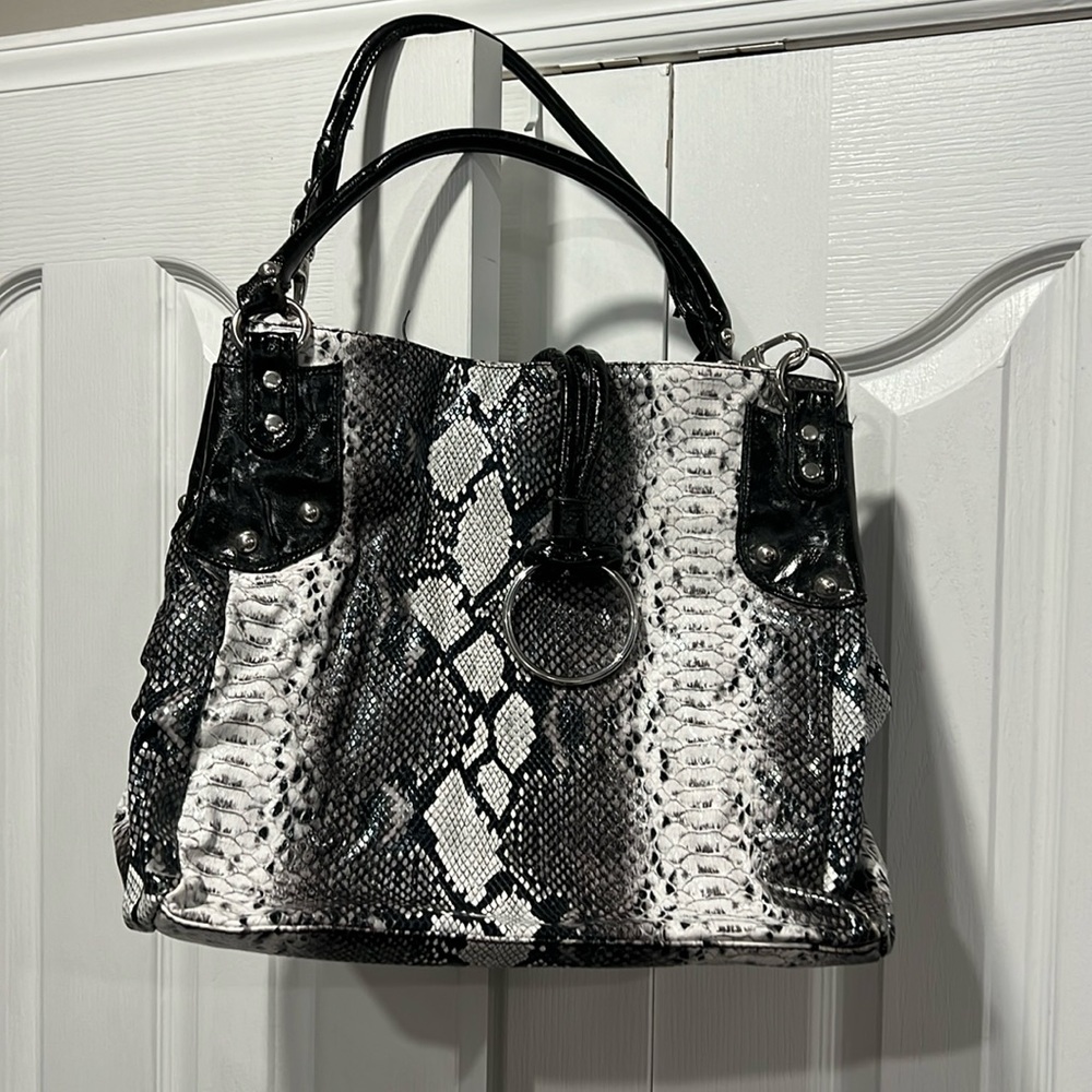 Snake skin bag